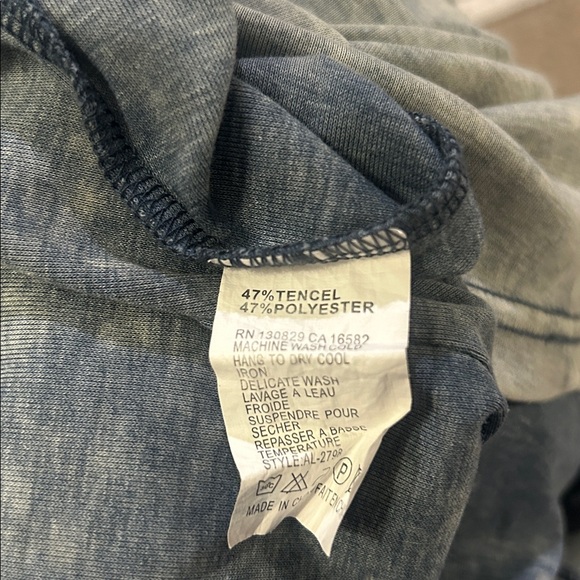 Crew Basics Vintage-Inspired Light Blue “Denim Look” Maxi Skirt - Picture 15 of 15